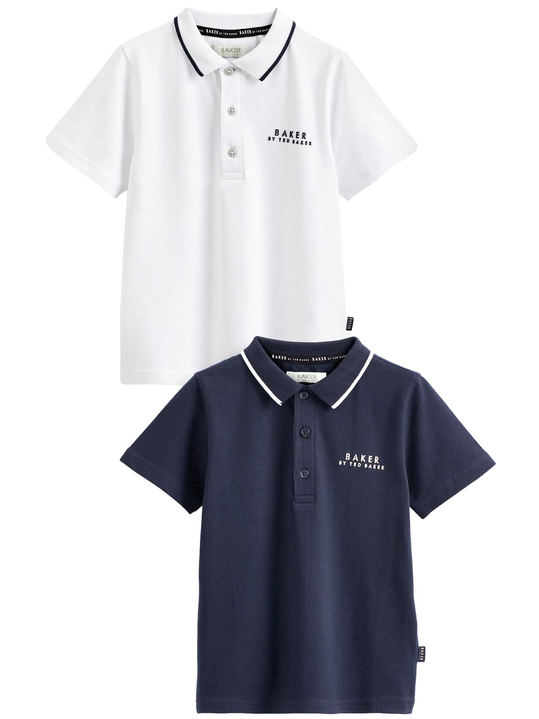 Ragazzo - Confezione da 2 Polo | Bambino, Standard, Design con l'attuale stile inglese