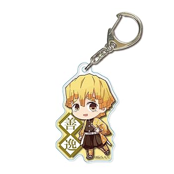 鬼滅の刃 アニメイト カフェ 台湾限定 アクリルキーホルダー 我妻善逸 鬼滅の刃 アニメイト カフェ 台湾限定 アクリルキーホルダー