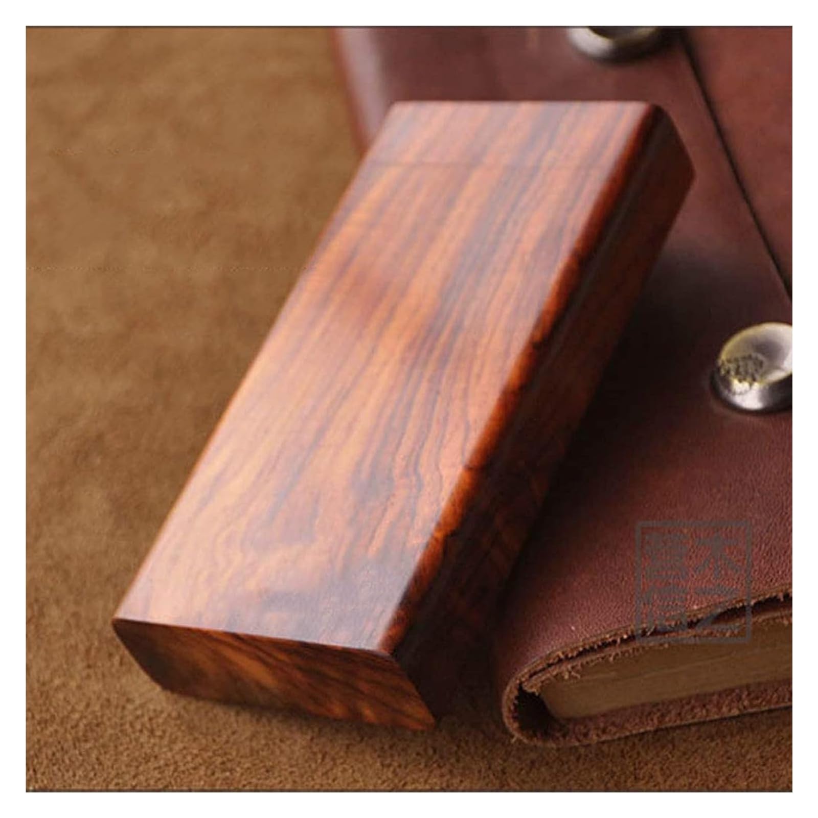 Etui na papierosy, Etui na papierosy Slim Portable Drewniane etui na papierosy Magnes Adsorpcja Clamshell Kreatywne sterowanie Projekt Etui na papierosy