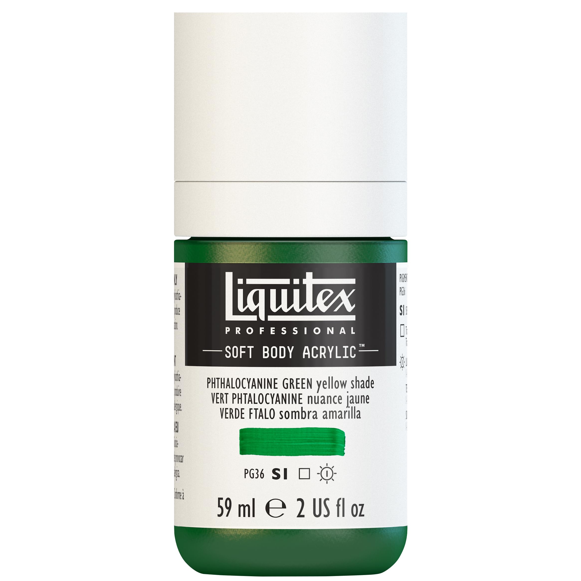 Liquitex Acrylic Paint, Phthalo Green (Yellow Tone), 59 ml (Pack of 1)