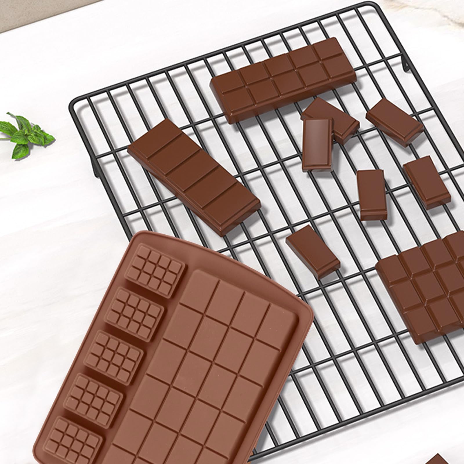 Stampo Per Cioccolato In Silicone - Multiforma, Facile Da Sformare, Con Raschietto, Senza BPA, Lavabile In Lavastoviglie, Per Cioccolato, Gelatina, Mousse