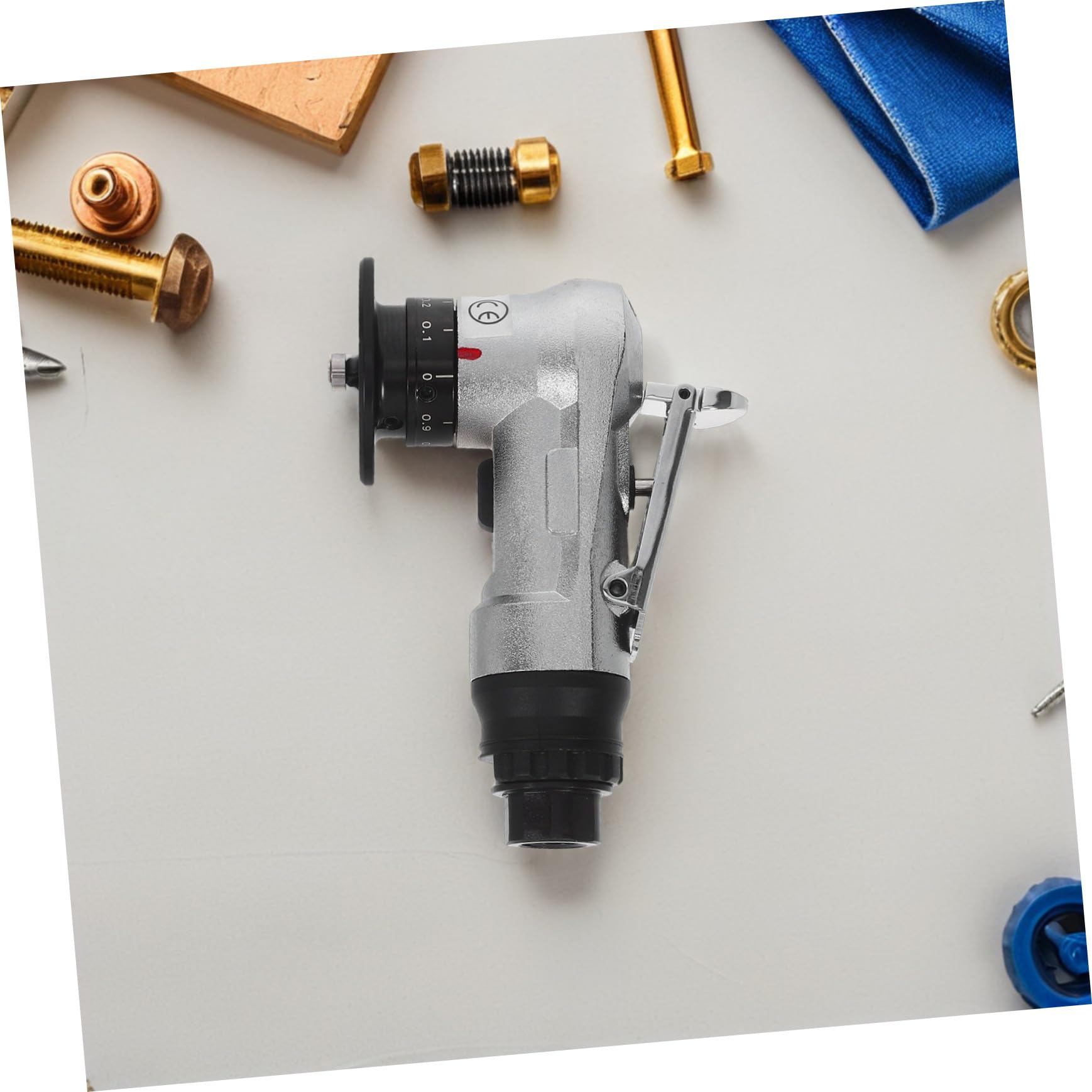 TOPBATHY Pneumatische mit 45° Fasenwinkel für Metallbearbeitung und Rohre Kleiner Fasenmaschine aus Aluminiumlegierung und Edelstahl Tragbares Entgratungswerkzeug