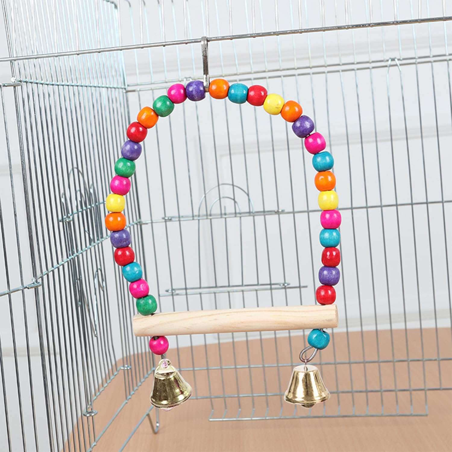 2 Bevitori di Acqua per Uccelli E 1 Giocattolo Altalena, Accessori per Gabbia per Uccelli, Forniture per Animali Domestici, Alimentatore d'Acqua Automatico.