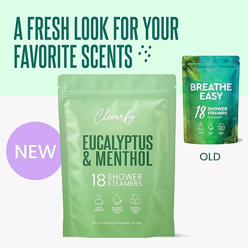 Miniatura 7 de Cleverfy Eucalipto para vaporizadores de ducha aromaterapia  Bombas de ducha de cuidado personal para alivio de los senos nasales y congestión nasal