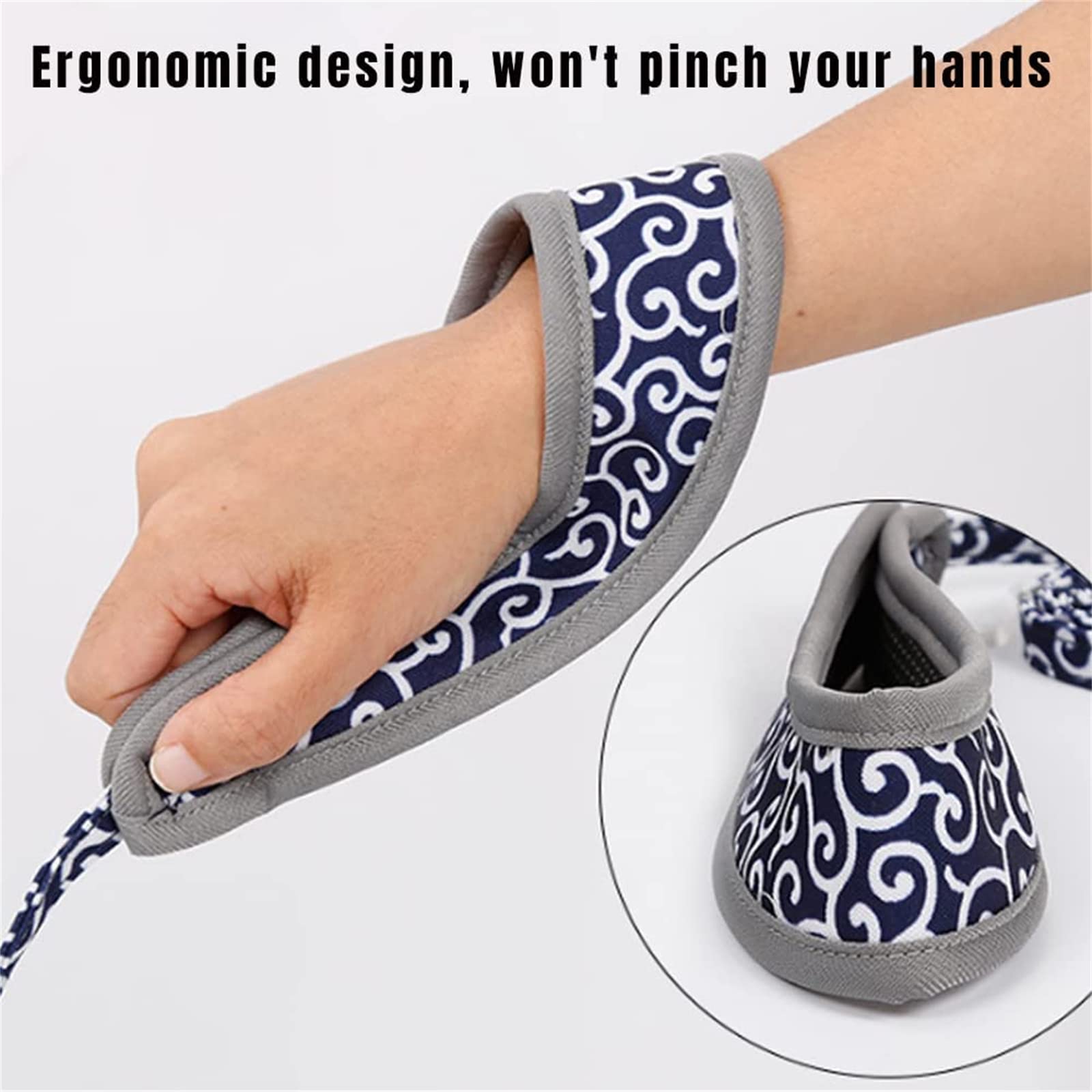Juego de arnés y correa para gatos y perros, correa de pecho antirotura, arnés de chaleco suave ajustable para gatitos, cachorros y conejos (XL, azul)