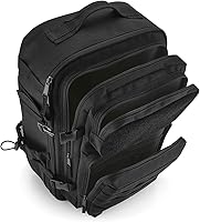 Vista 4 de Bagbase Mochila táctica Molle (talla única) (negro), Negro