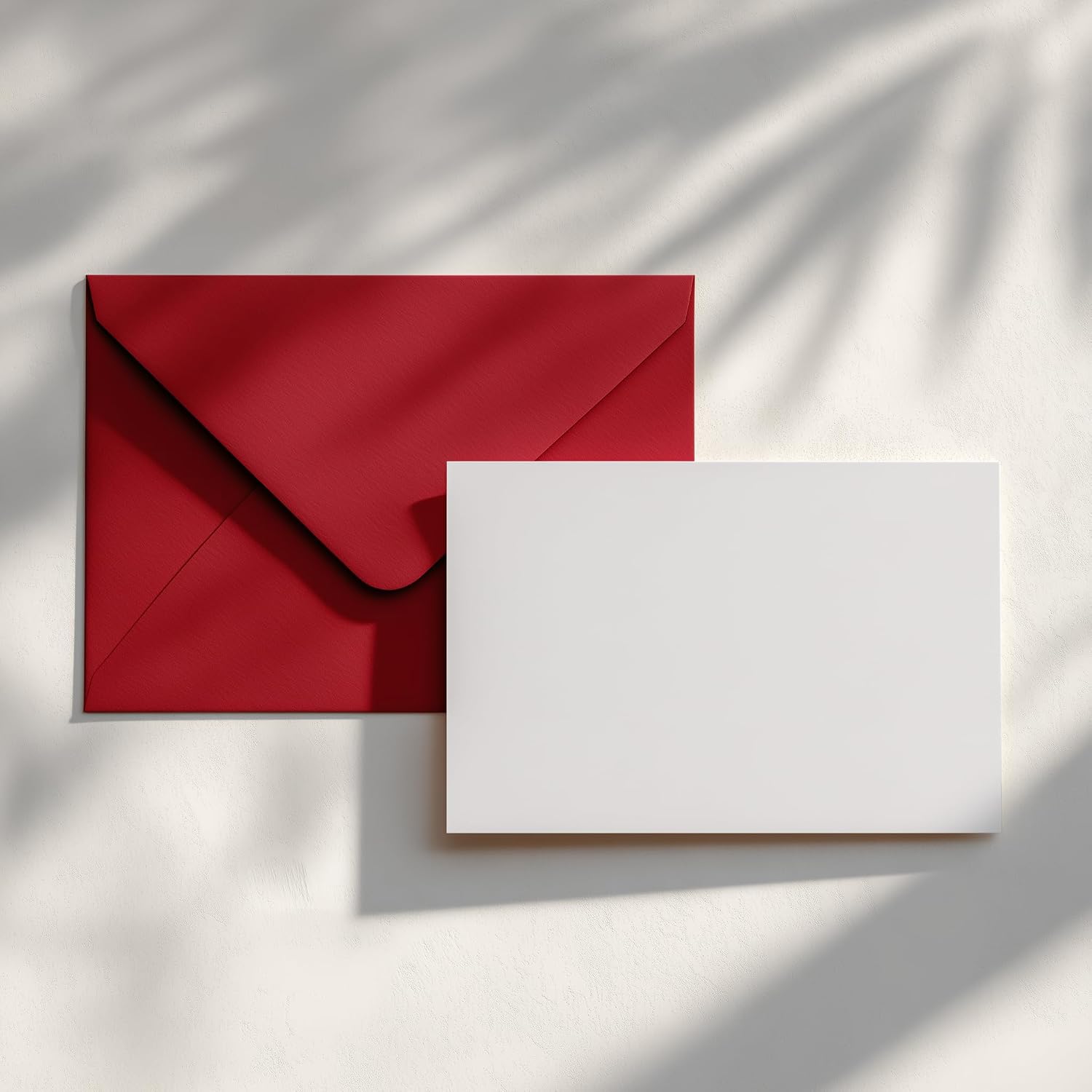 Valentines Day Card Gifts for Her Him, Funny Romantic Valentine's Day Cards with Red Envelope, 5x7 Inch (Light Red)