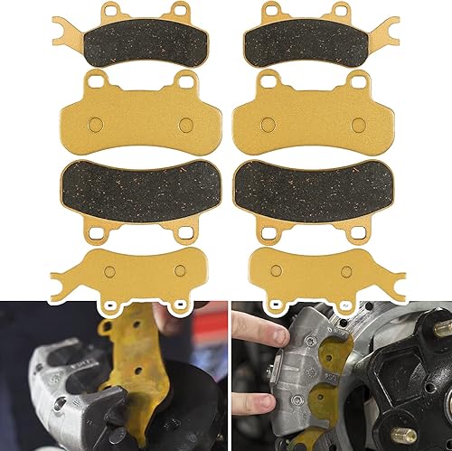 Pastillas de freno resistentes para Can-Am Maverick X3, X3 R, X3 RR, X3 Max, X3 Max R, X3 Max RR 2017 2018 2019 2020 2021, kit de pastillas de freno