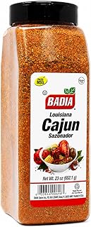 Badia Louisiana Cajun Seasoning, 23 oz – Bold & Spicy Creole Blend for Meats, Seafood, Vegetables & More