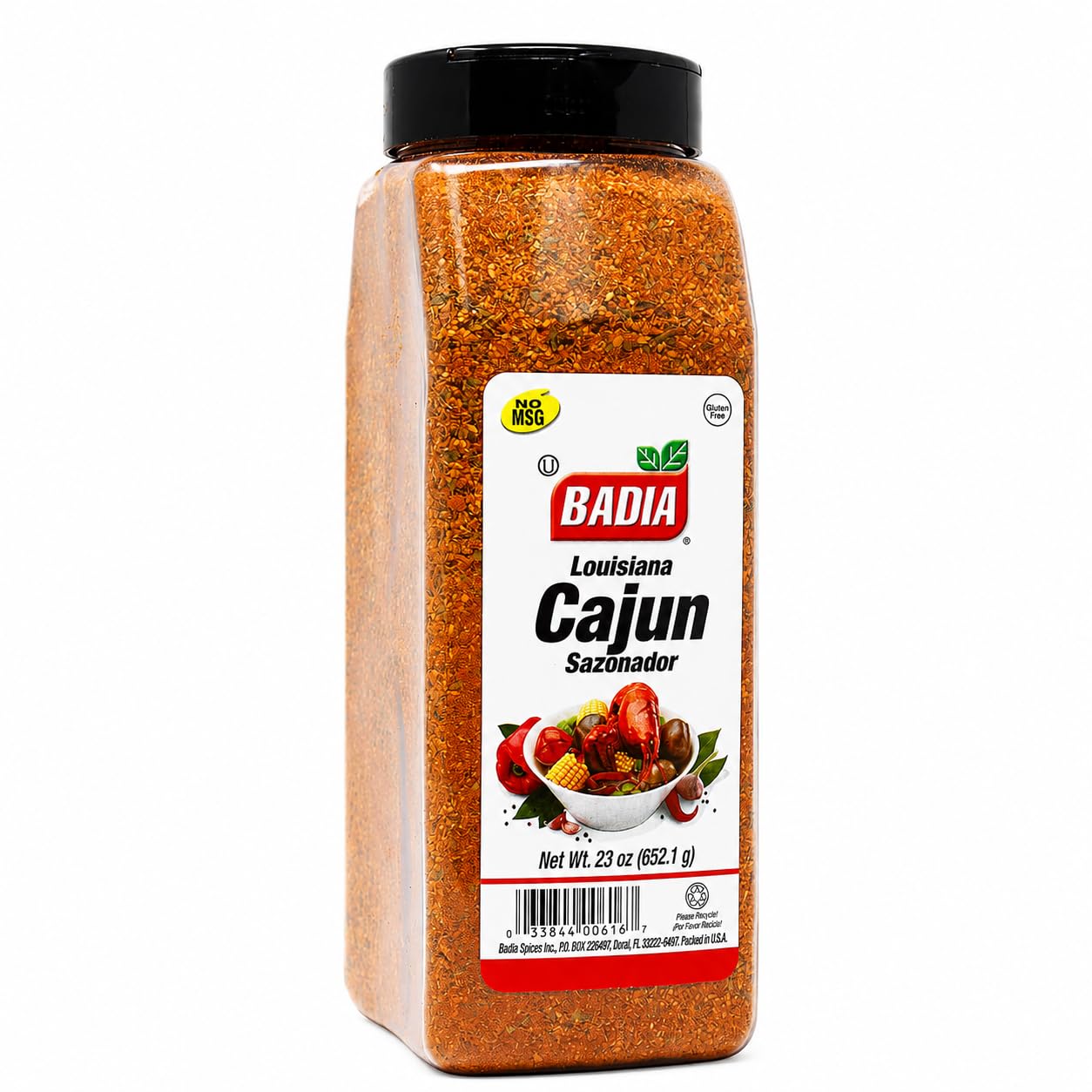 Badia Louisiana Cajun Seasoning, 23 Oz – Bold & Spicy Creole Blend For Meats, Seafood, Vegetables & More
