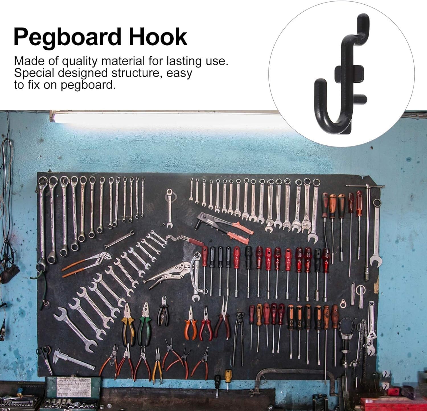 Stecktafel-Haken, 200 Stück, Geschäft, Zubehör, Arbeit, DIY, abschließbare Regale, Sortiment, Haken, Wandhaken, Form, Garage, Handwerk, J Crafts, Werkzeuge, Tafel, Klammern, Organizer, Schwarz, Organi