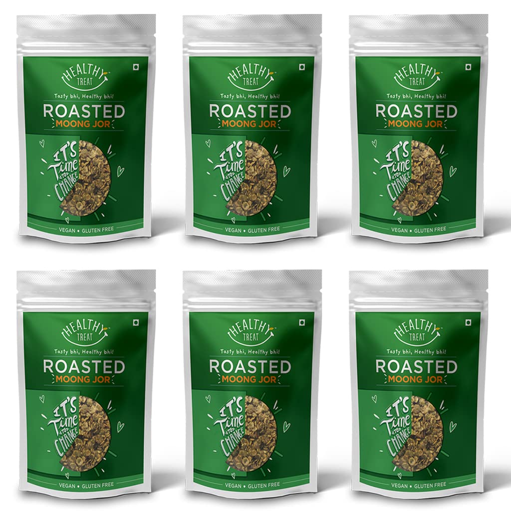 Healthy Treat Roasted Green Moong JOR Combo 900 gm (Pack of 6, 150 gm Each) | Gluten Free, Vegan (B0879K8JWZ) Amazon Price History, Amazon Price Tracker