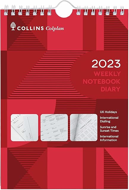Collins Colplan Weekly Notebook 2023 Diary - (60-23) - Complete Planner, Agenda and Journal