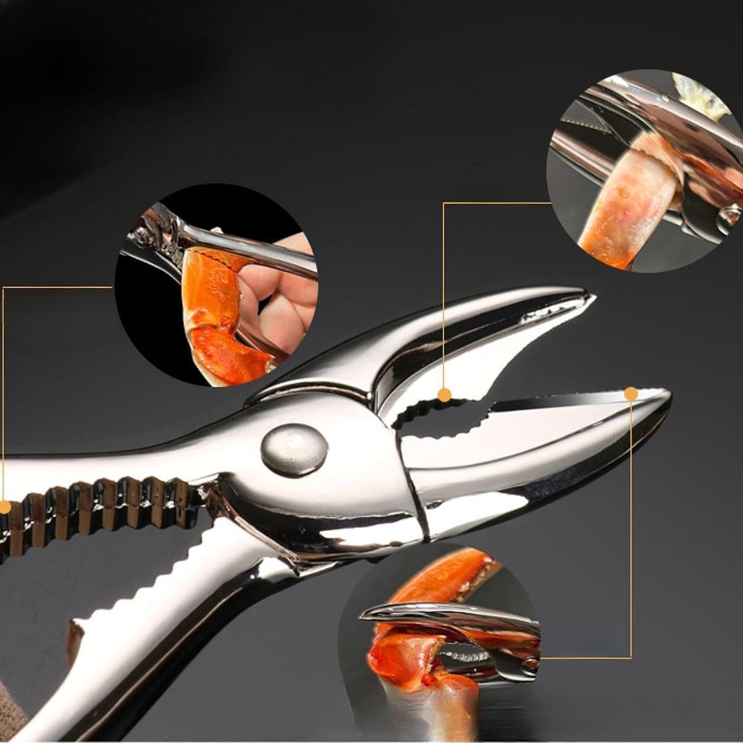 Seafood Tools Crab Eating Tools Sturdy Convenient Multifunction Tableware Portable Crab Leg Pick Utensils Set Kitchen Gadgets