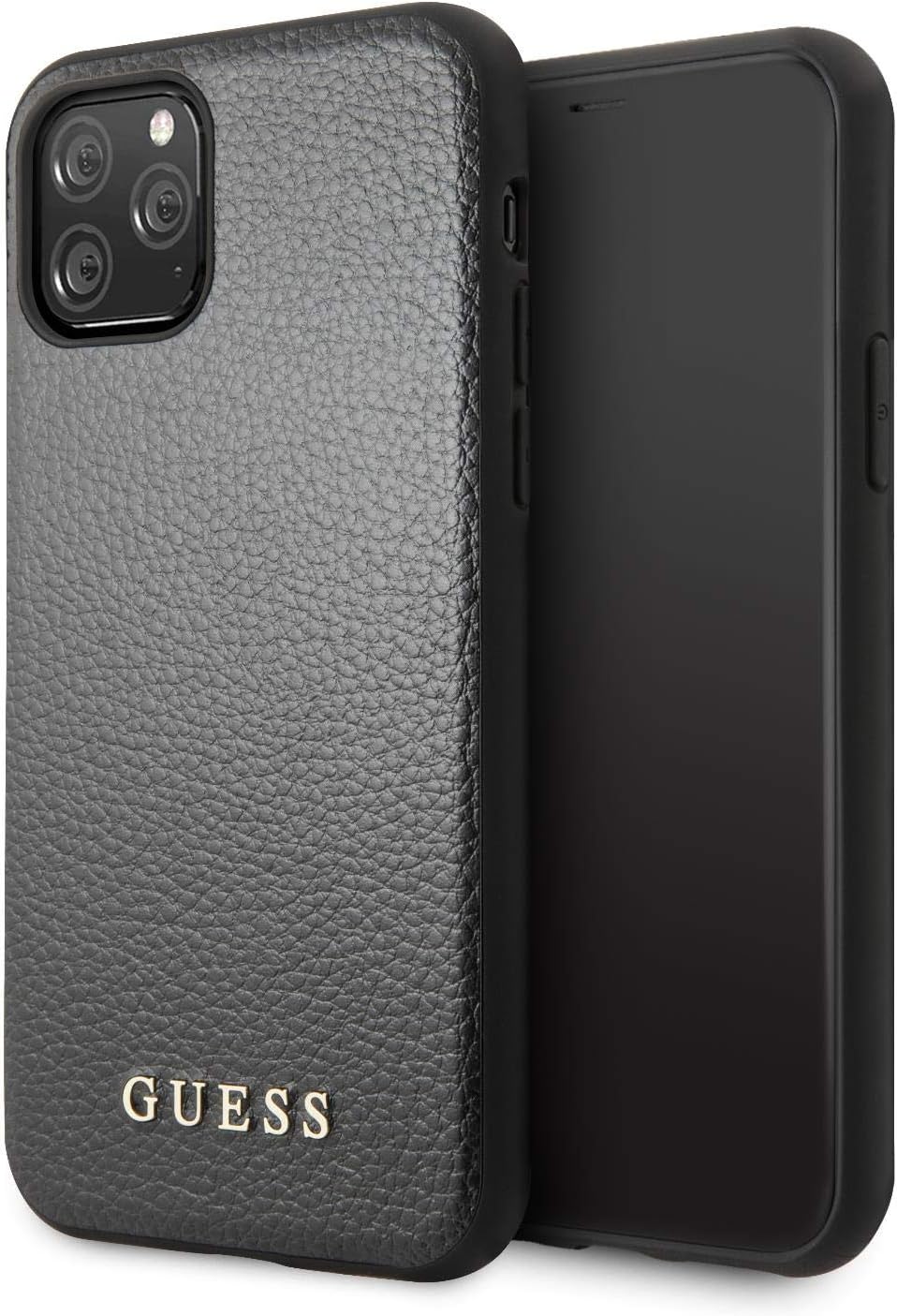 Authentic Crazy Deals Guess PC/TPU Case for iPhone 11 Pro Max with SAFIANO Iridescent Hard Case Black Shock Absorption Drop Protection Case Officially Licensed. Best Cyber Deals 🔥 Guess PC/TPU Case for iPhone 11 Pro Max with SAFIANO Iridescent Hard Case Black Shock Absorption Drop Protection Case Officially Licensed.