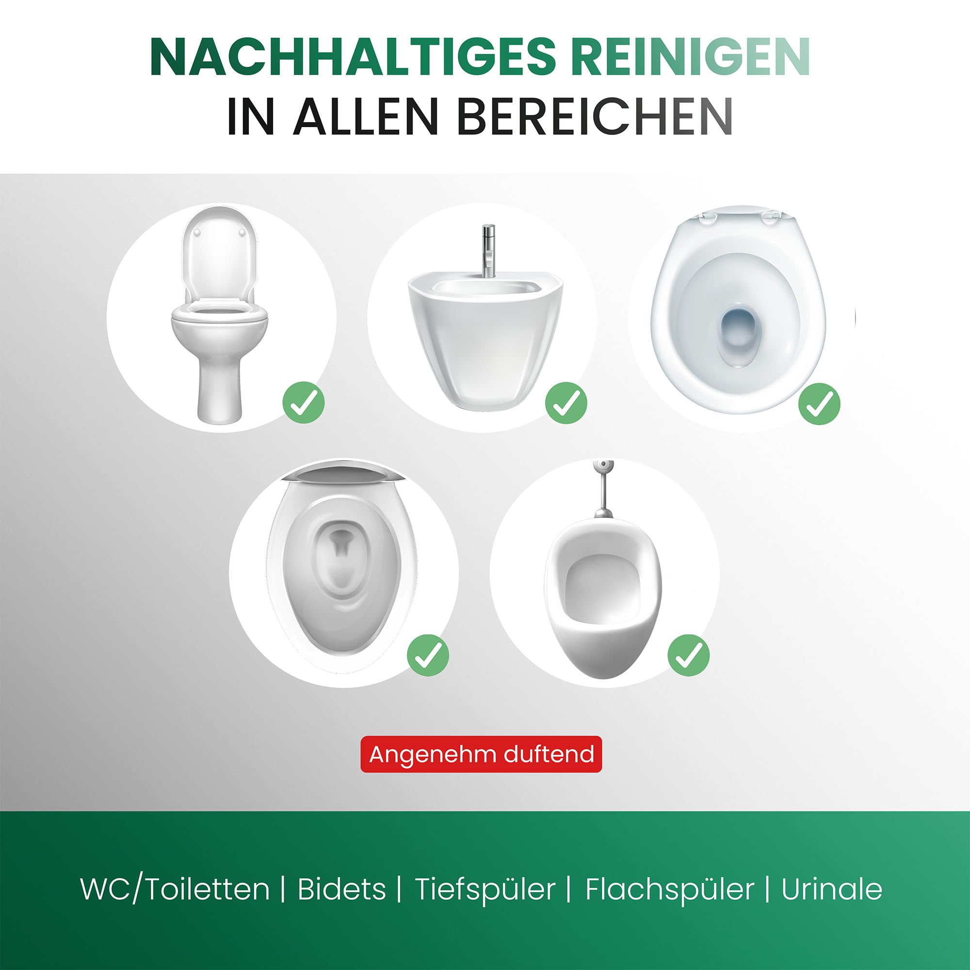BiOHY Detergente per WC (Lattina da 10 Litri) | EXTRA FORTE | Concentrato biologico professionale | Gel detergente viscoso | Ideale contro il calcare delle urine (WC-Reiniger)