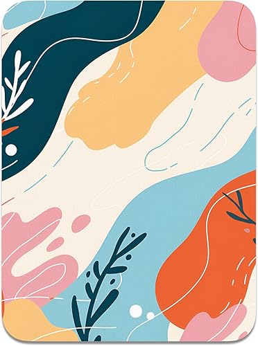 Alfombrilla de mouse pequeña de 6 x 8 pulgadas, alfombrilla de mouse de goma gruesa impermeable, bonita alfombrilla de mouse para mujeres y hombres,