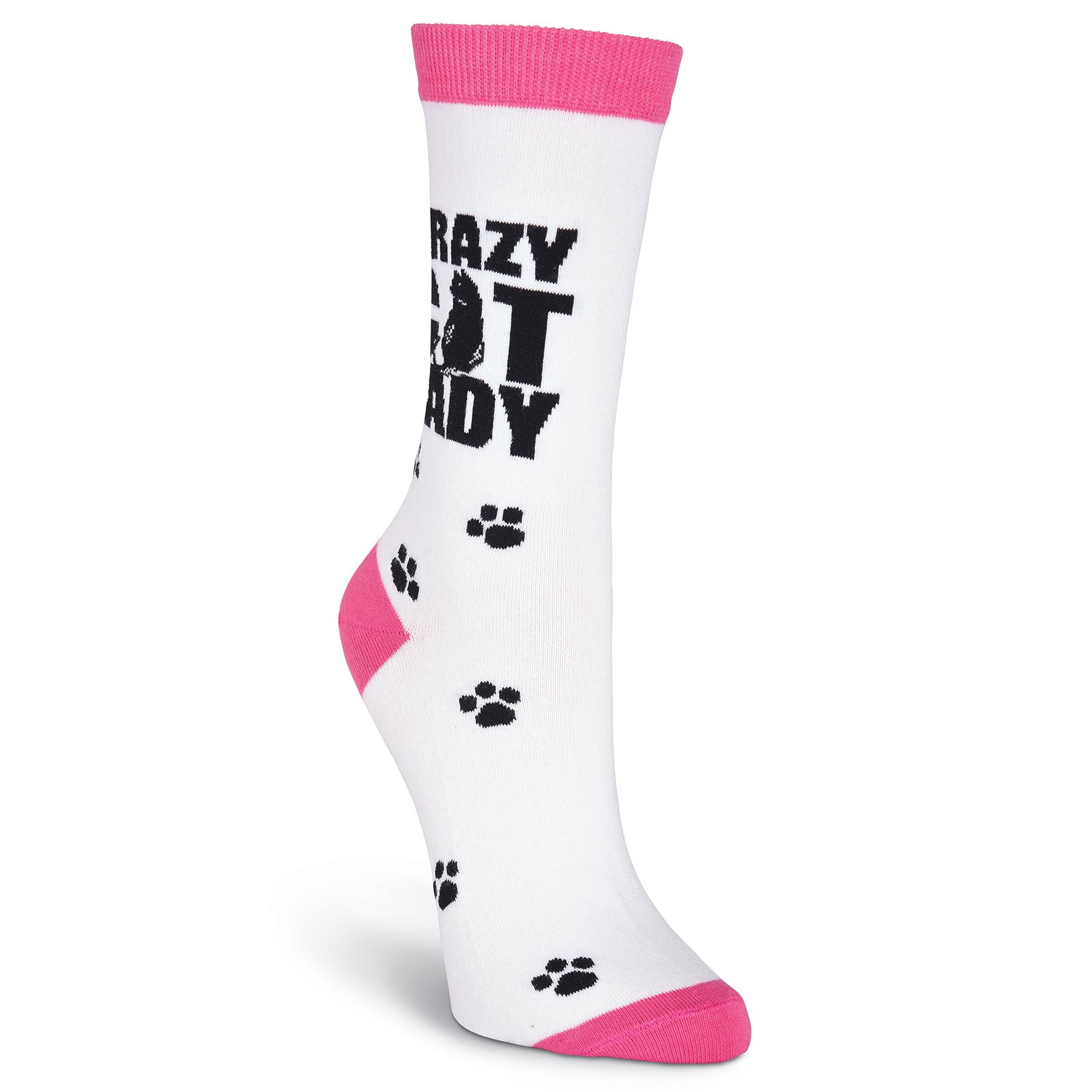 K BELL Women's Fun Cat Lovers Novelty Crew Socks (1-Pack)
