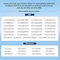 Vista 3 de WE25M74 GE Gas Dryer LP kit de conversión compatible con Kenmore GE Gas Dryer