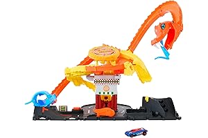 Hot Wheels City Pizza Slam Cobra Attack Playset