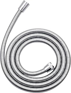 71-Inch Encrypted shower hose G1/2 Universal Shower Pipe Handheld Shower Head Hose Replacement High Pressure Extra Long Anti-Kink Shower Hose for Bath Taps Chrome Flexible Hose Extension