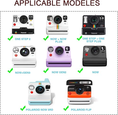 Miniatura 3 de WOGOZAN Funda protectora para Polaroid Now 2nd3rd, Now+ Gen 23rd, I-Type, OneStep+, Onestep 2, FILP, cámara de película instantánea - Funda rígida