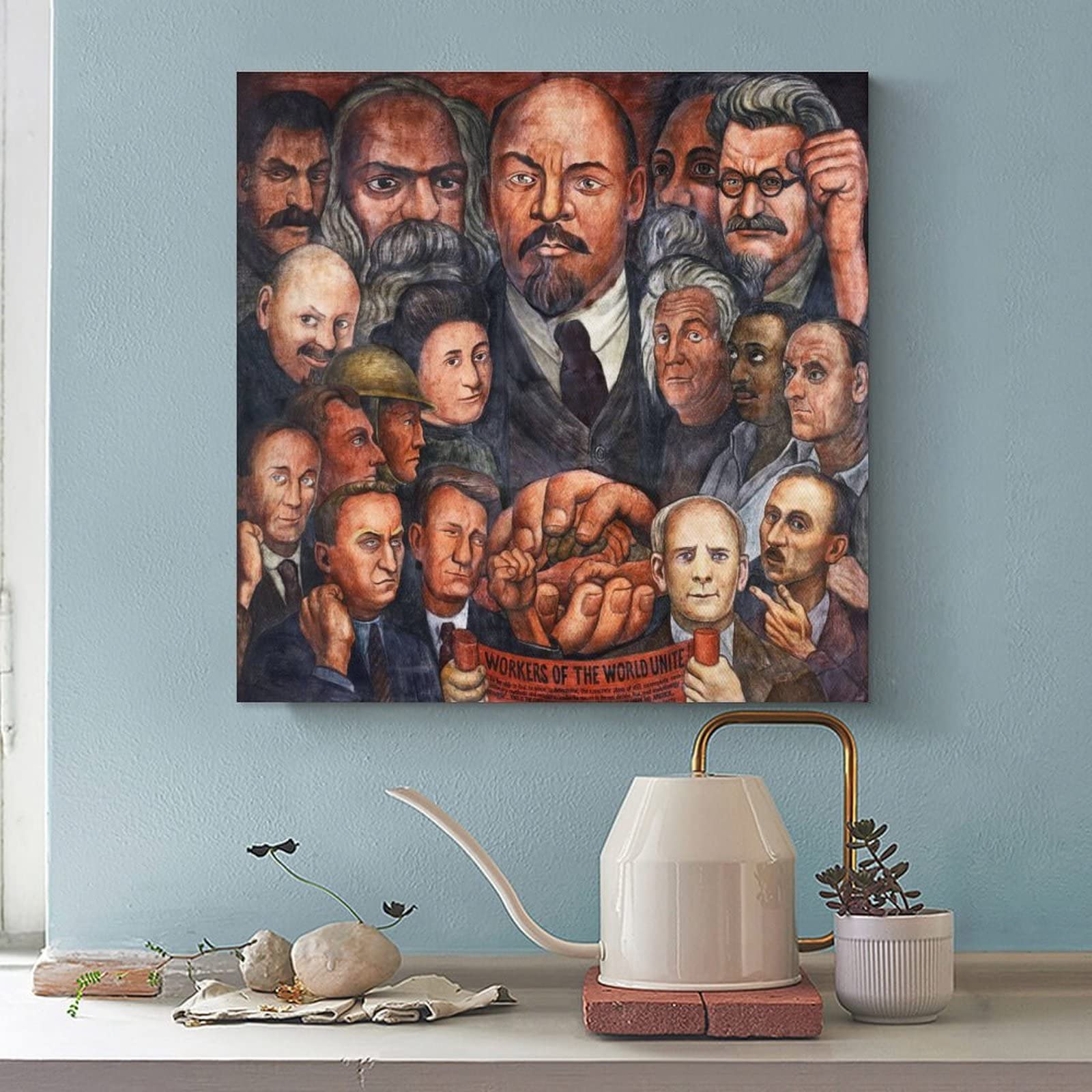 Amazon.co.jp: Diego Riveraディエゴ・リベラ絵画作品『プロレタリアの