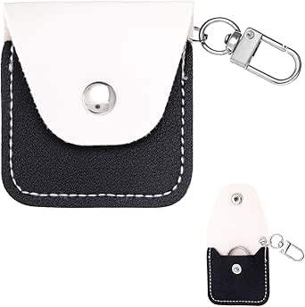 Leder Ring-Organizer Schlüsselanhänger - Kompaktes Reiseetui Für Schmuck