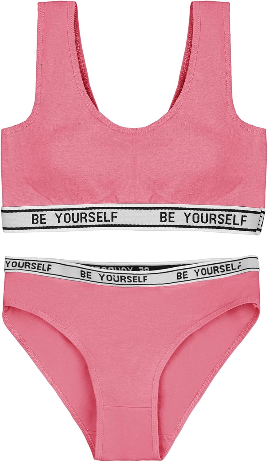 Girls Training Bras Teens Sports Bras for Kids 8-12 Years Cotton Comfortable Breathable Panties - Image 8