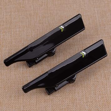 beler 2pcs Universal Black Wiper Stand Windshield Blade Protector Spoiler Mate Wing