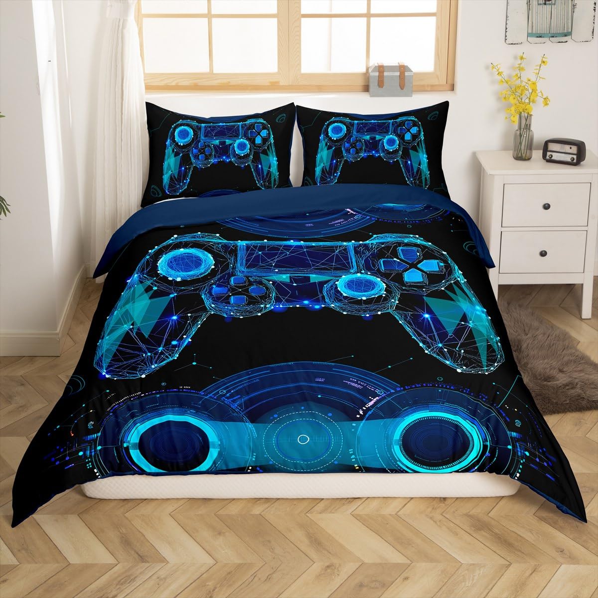 Homewish Set di biancheria da letto per bambini, con stampa