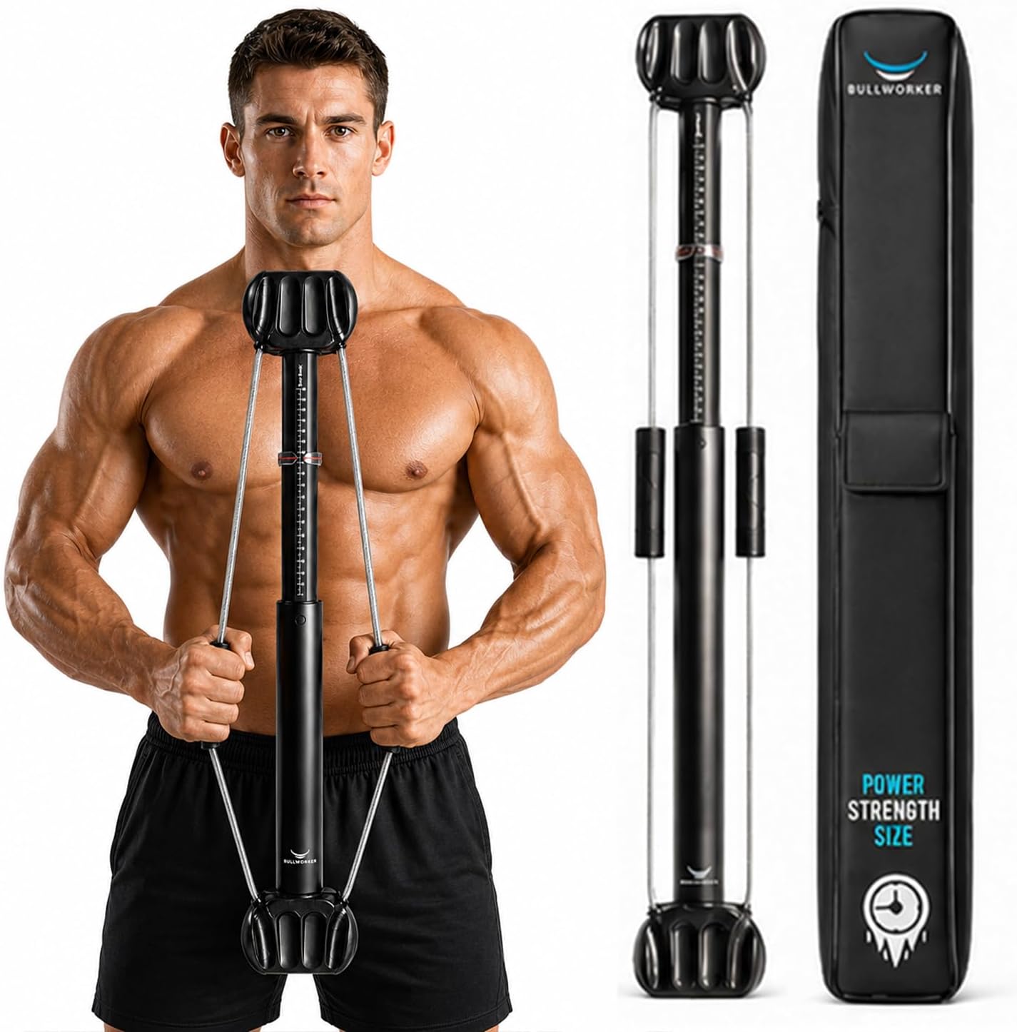 - Bow Classic 36" Isometric Exercise Equipment, Portable Home Gym Customized Variable Resistance, Chest and Arm Trainer, Full Body Strength Trainer, Shoulder Exerciser