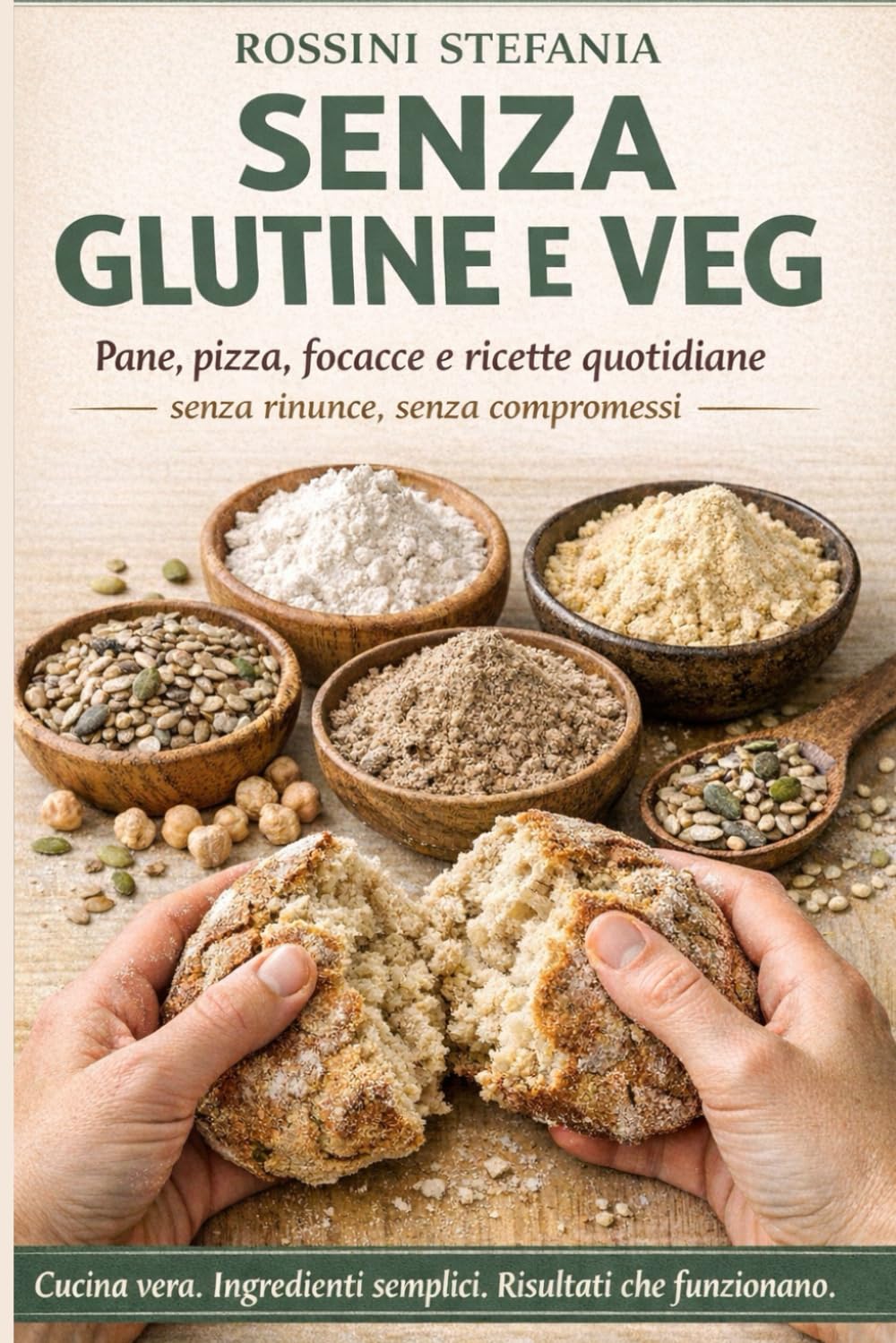 SENZA GLUTINE E VEG: Pane, pizza, focacce e ricette quotidiane (GLI ZERO SBATTI)