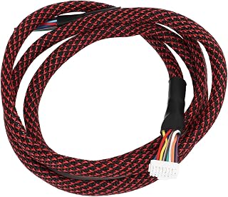 Für Chiron-Kabelbaum Printer Replacement Cable,Hotend-Anti-Shock-Flexibler Kabelschlauch, Nylon-Gewebeschlauch, Verschleißfest Für Drucker