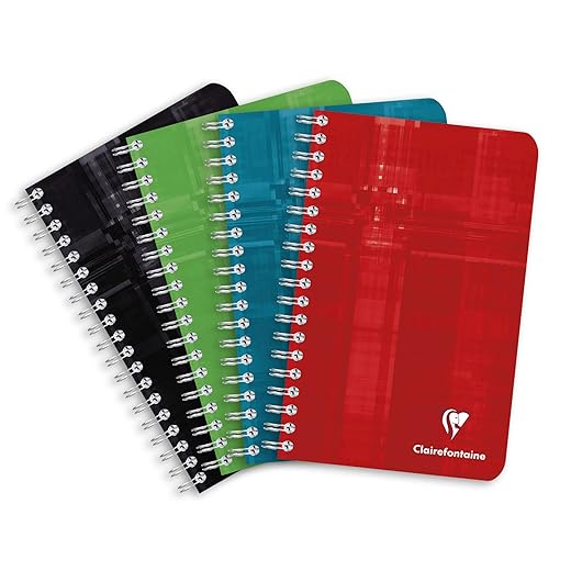 Carnet spirale Clairefontaine 11x17 90g