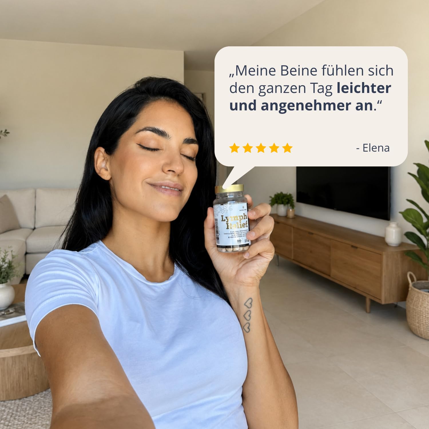 Golden Tree Lymph Relief Kapseln, 60 Stück | Unterstützung des Lymphsystems, Echinacea, Löwenzahnextrakt, Steinklee, Bromelain, Jod & Selen