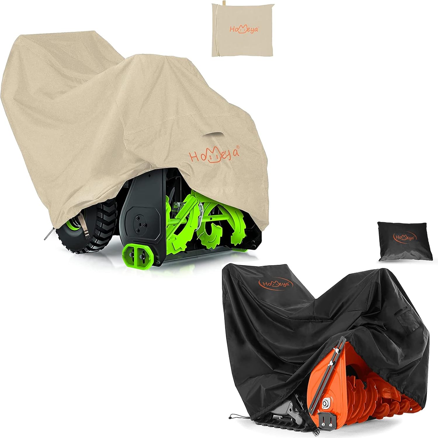 Snow Blower Cover 600D+Snow Blower Cover, Heavy Duty 600D