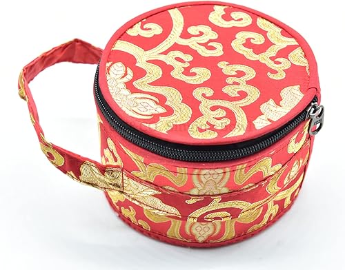 Miniatura 6 de Cuencos de meditación de yoga tibetano antiguo antiguo martillado a mano de 4 pulgadas, incluye mazo, cojines y caja de transporte hechos a mano en