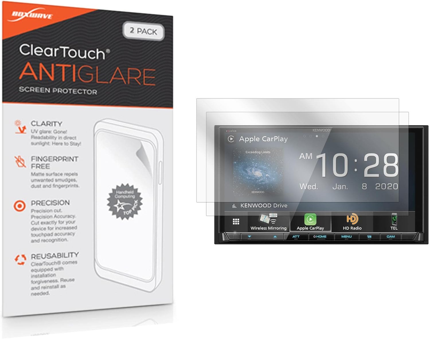 BoxWave Screen Protector Compatible with Kenwood Excelon...