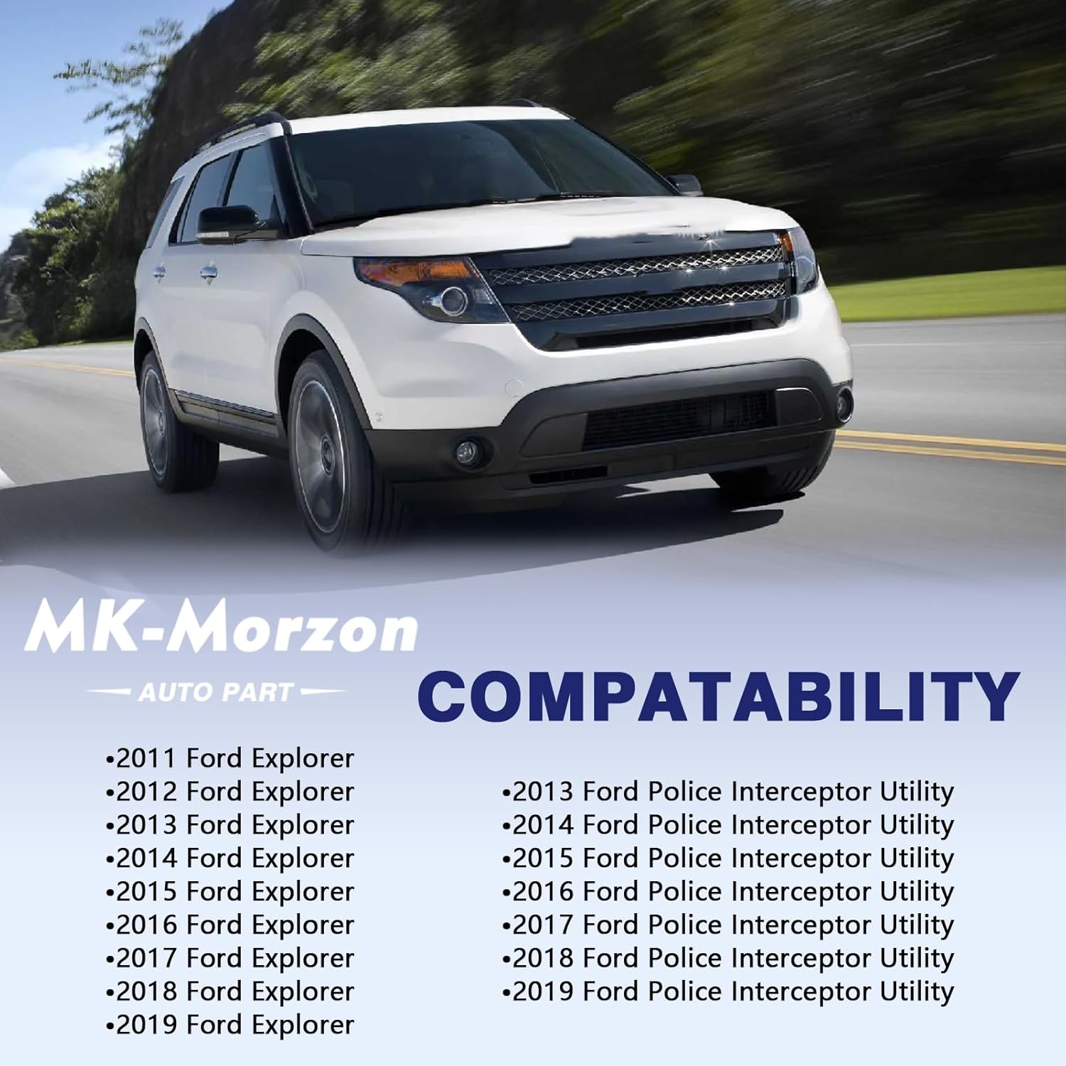 523-318 Rear Suspension Knuckle Bushing Kit Left&Right Side Fit for Ford 2011-2019 Explorer 2013-2019 Police Interceptor Utility Replaces#BB5Z5B758A BB5Z5B759A DB5Z5B758B DB5Z5B759B (10Pcs)