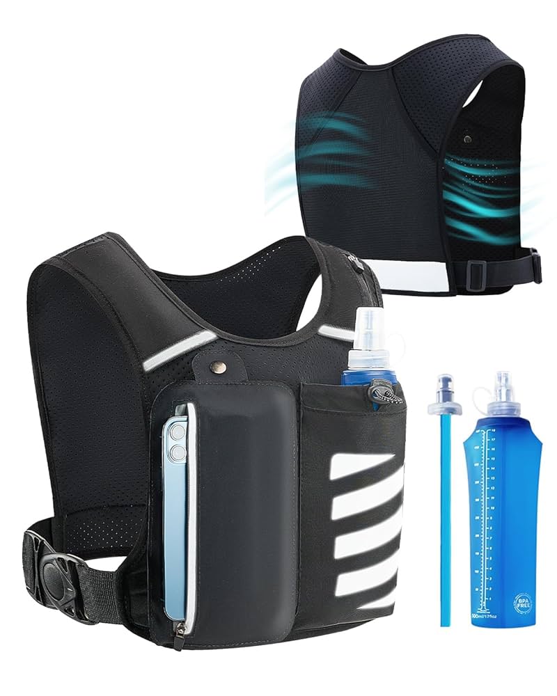 ECOHUB Running Hydration Vest with water bottle