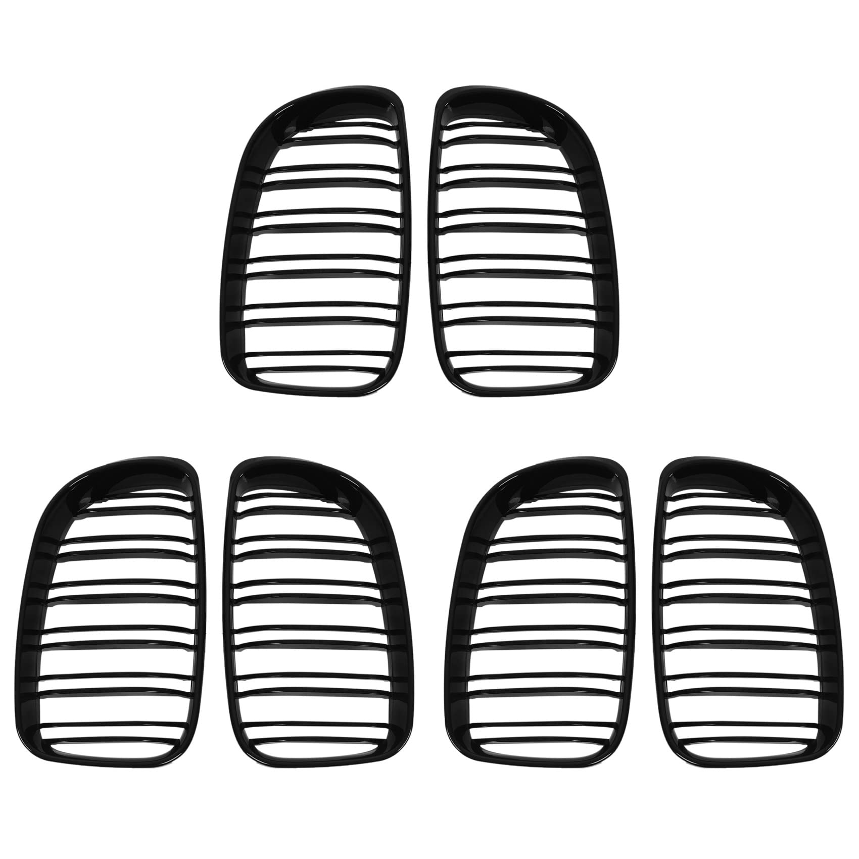 Grille de rechange double slats pour remplacer calandre usée E88 E82 - 8