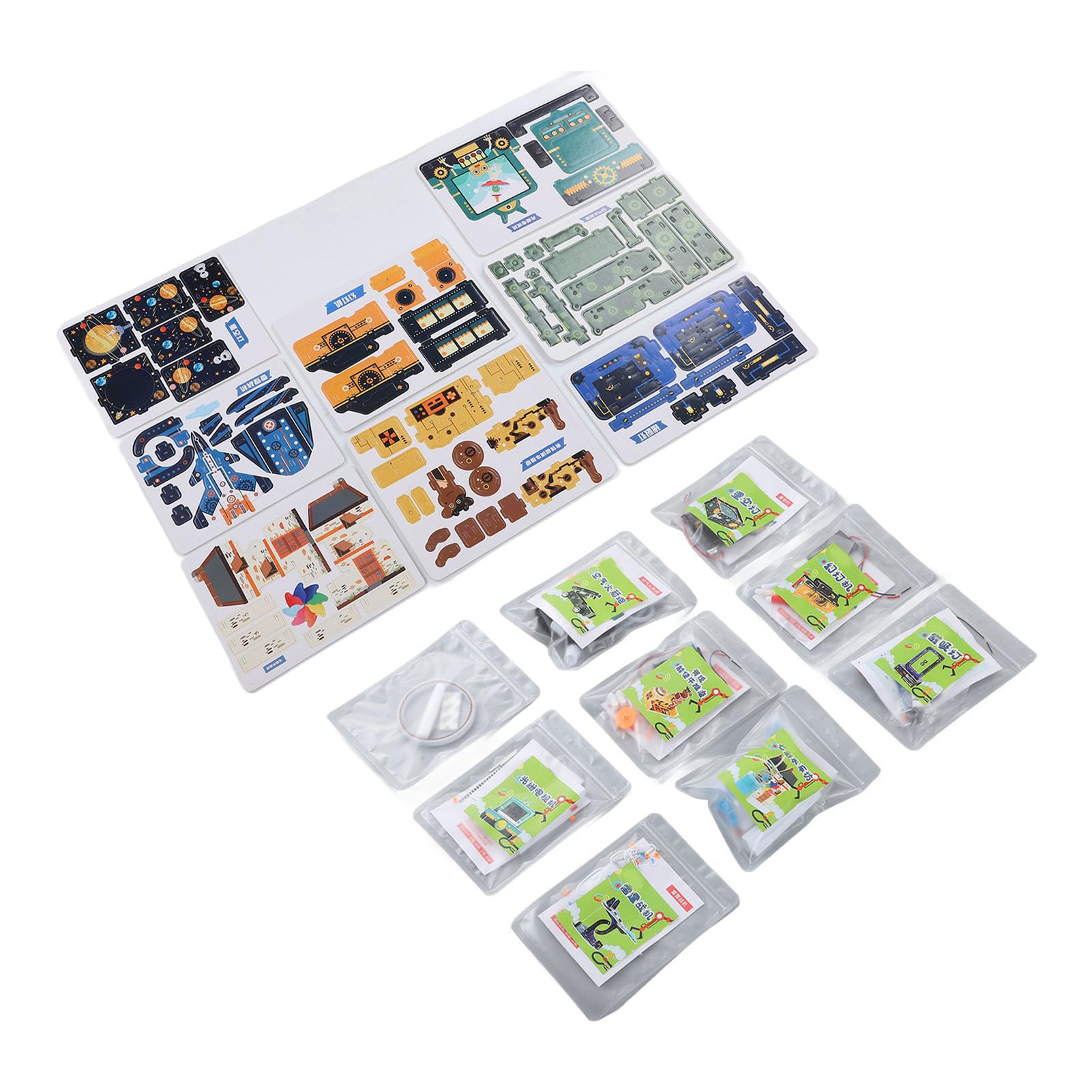 Conjunto de Experimentos de Física, Juguetes Educativos de Ciencia para Niños, Materiales Reciclables con Capacidad Práctica