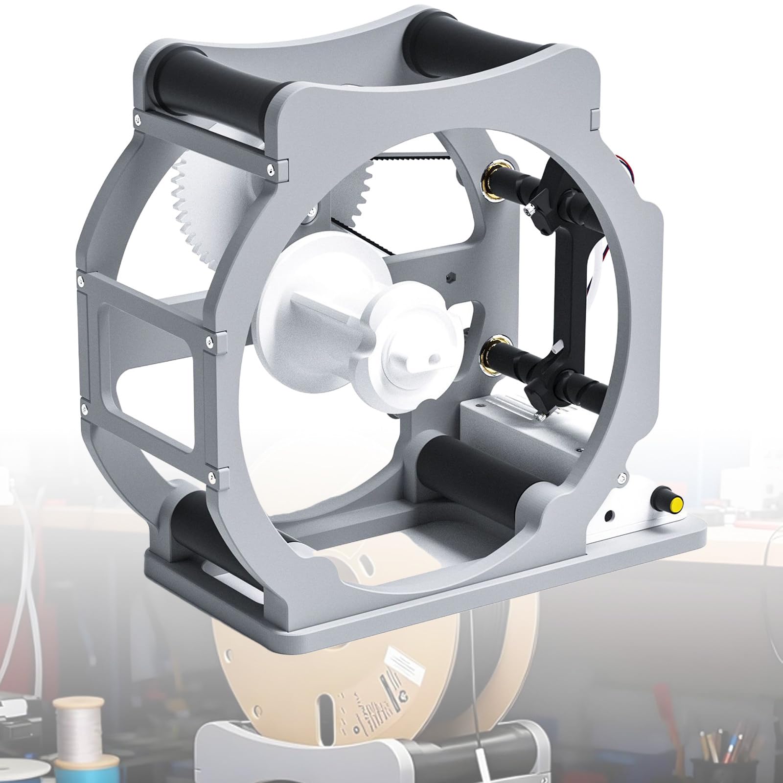 Respooler elettrico per filamenti 3D, bobina automatica con avvio e arresto intelligenti, capacità 1 kg, per stampa 3D e saldatura