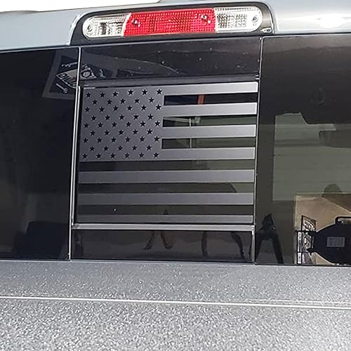Miniatura 1 de Zxiaochun Calcomanía de bandera estadounidense para ventana trasera central para Dodge RAM 2019, 2020, 2021, 2022 y 2023, calcomanía de vinilo con