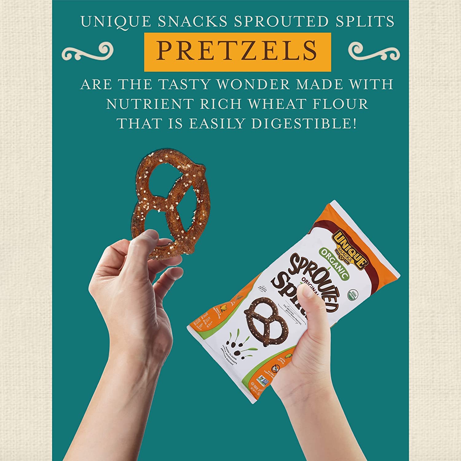 Sprouted Splits Pretzels, Homestyle Baked, Kosher & Kuwait Ubuy
