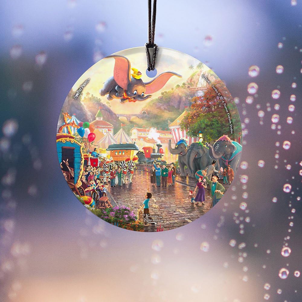 Trend Setters Disney - Dumbo - 3.5” Starfire Prints Hanging Glass Print Accessory – Ideal for Gifting and Collecting - Image 3