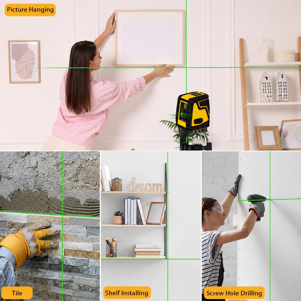 MAFPRO Green Laser Level - Precise Alignment -4