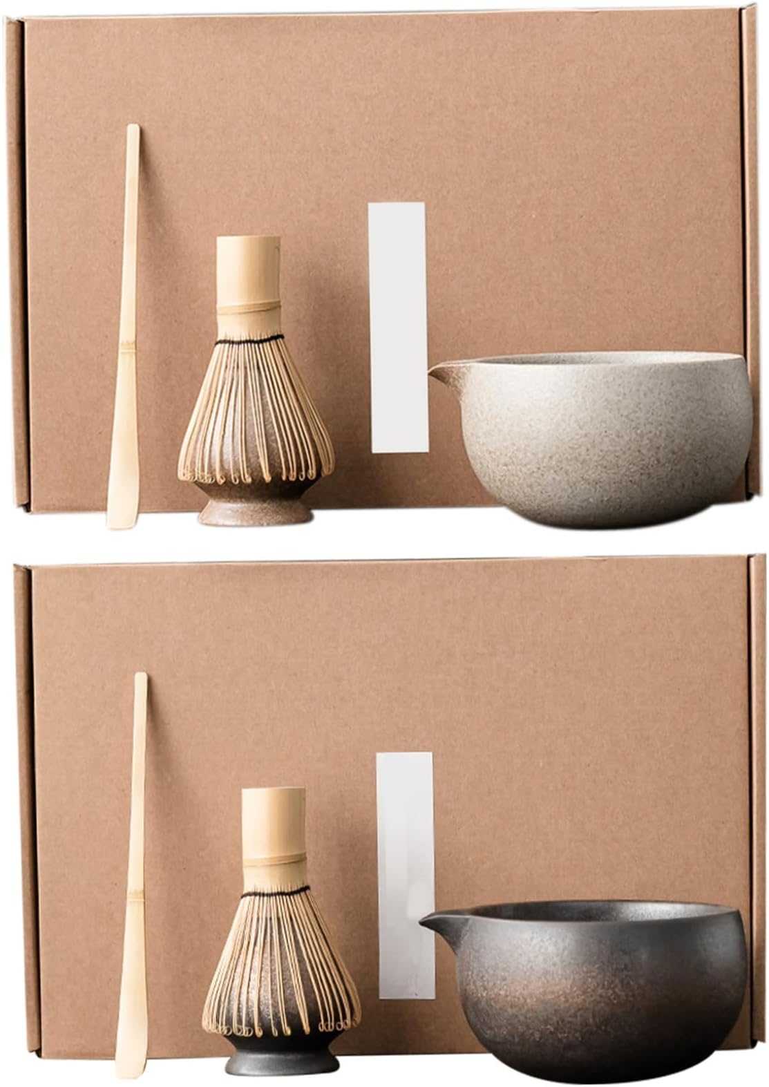 Japanese Matcha Set - Bowl, Spoon, Sifter & Whisk Holder - Manual Matcha Kit for Tea Lovers