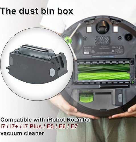 Miniatura 3 de Caja de repuesto para iRobot Roomba i3 i3+ i4 i4+ i6 i6+ i7 i7+ i8 i8+ E5 E6 E7 J7 para aspiradoras con eliminación automática de suciedad